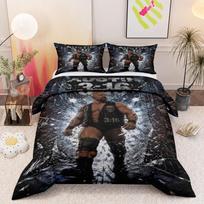 Stone Cold Steve Austin Wrestling Artwork Bedding set (1 duvet cover, 2 pillowcases, duvet not included) 140x200cm