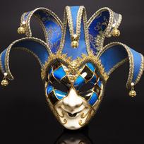 Full Face Venetian Mask Masquerade Mask for Carnival Mardi Gras Cosplay Halloween Party