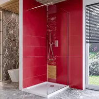 Swissmeyer Walk-in dušo sienelė 8 mm skaidrus stiklas 100 cm M9 Swiss Meyer