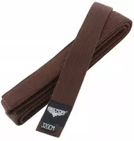Beltor rudas karate diržas obi universalus premium kimonui karateka 320 cm