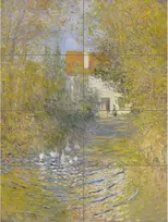 Artery8 Claude Monet 'žąsys' paveikslas, itin didelis plakatas (8 dalys)