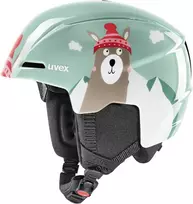 Uvex Viti - lengvas slidinėjimo šalmas vaikams - individualus dydžio reguliavimas - optimizuota ventiliacija - Jade Lama - 51-55 cm
