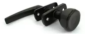 Rankenos komplektas vartams siauras skydelis 32mm juodas xl-tools