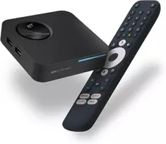 Vaizdo grotuvas Kinhank Android Tv Box G1, 4k Car Hdr Smart Box Android 14 Tv suderinamas su Google Netflix 4k Dolby Vision Digtal Plus, 4gb Ram 32gb Rom, Wifi 6, Bt 5.0, Av1, Android Box su Ethernet Voice