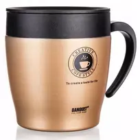 Termosas puodelis Tazza 330ml auksinis Banquet