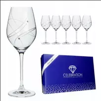 Krosno Vyno taurės Celebration 27181 Crystals 470 ml (6 vnt.)