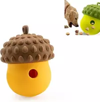Xbogo interaktyvus žaislinis kamuolys šuniukams su skanėstais (oranžinis) (geltonas)
