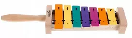 Goldon pentatoninis metalofonas Boomwhackers spalvomis