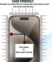 Rkinc grūdinto stiklo ekrano apsauga, skirta iphone 16, grūdinto stiklo ekrano apsauga, 0,33 mm, atspari įbrėžimams, nedūžtanti, be burbuliukų, 3 vnt.