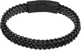 Lotus Style Ls2388-2/1 vyriška juoda 316l nerūdijančio plieno 221.70 mm apyrankė, nerūdijantis plienas, be brangakmenių