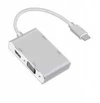 Adapteris Kabelis Usb Type C Usb-c į Vga Dvi Hdmi Usb