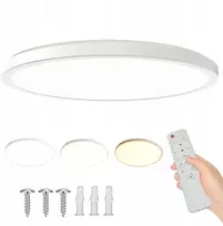 Led panelis plafonas ant lubų 3 spalvos baltas apvalus šviestuvas lubinis šviestuvas 24w
