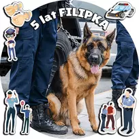 Valgomasis torto paplotis 30cm - Policija, policininkas + Vardas + Nemokamai! 24cm 26cm