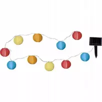 Saulės energija varoma sodo girlianda Festival, 10 Led lempučių, Ip44