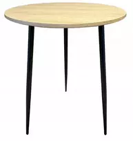Apvalus stalas Vinci Oak Wood 60 cm Smoke