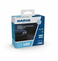 Narva led fog h8/h11/h16 6000k 12v 24v - stiprus rūko žibintas