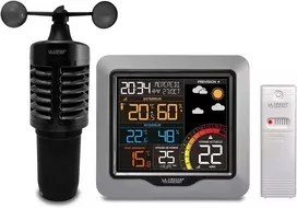 La Crosse Technology Ws6861 spalvota meteorologijos stotis su vėjo matuokliu - sidabrinė