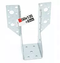 Laikančioji sija 50x130mm, cinkuota, medienos jungtis