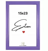 Nuotraukų rėmelis 23x15 siauras 15x23 tamsiai violetinis