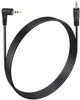 Pngknyocn stačiakampis 2.5mm audio aux kabelis, 90 laipsnių kampo 2.5mm trs kištukas į 2.5mm kištuką ausinių stereo audio adapterio kabelis (90 laipsnių į tiesų, 1.8m)