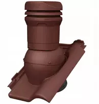 Vėdinimo kaminėlis 125 mm Roben Monza Plus, kaštoninis