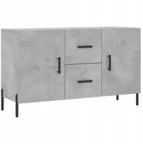 Komoda, betono pilkumo, 100x36x60 cm, medžiaga