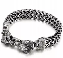 Vikingų apyrankė Vilkai Nordic Amuletas 316l 215