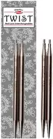 (dydis 6/4mm) - Chiaogoo Twist Raudona Lace keičiami virbalų galai 10cm