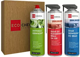 Rinkinys vartų tepimui ir priežiūrai 3x500ml