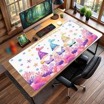 Christmas Printed Mouse Pad Non Slip Desk Mat For Office Gaming Home Use Holiday Gift 40cmx90cm