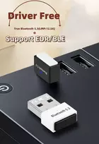Bluetooth adapteris pc 5.3 su windows 11/10/8.1/7, plug & play usb bluetooth adapterio dongle, skirtas staliniam kompiuteriui, nešiojamam kompiuteriui, pelei, klaviatūrai, ausinėms, valdikliui (juodas) (baltas)
