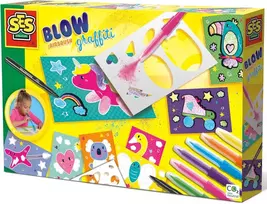 Ses Creative 14759 rinkinys „blow Airbrush Graffiti“, įvairiaspalvis