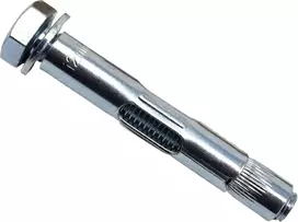 Masonmate Mamlsam1280 M12 x 80mm (25) šešiabriauniai įvoriniai inkarai, sidabriniai
