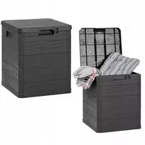 Didelė sodo dėžė-staliukas balkonui terasai 90l 50x44x42,5cm