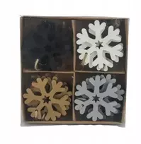 Dakls pakabukas šmaikštūs snaigių dribsniai 5x5,2cm, 12vnt.