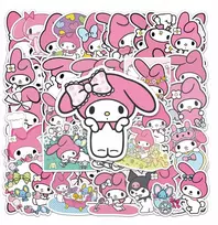 Lipdukų rinkinys Melody Anime Hello Kitty Stickerbomb N304