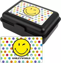 Smileyworld Pietų Dėžutė su Dalikliu, Juoda