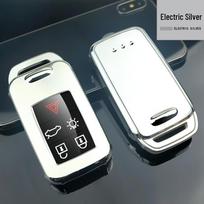 Volvo raktelio korpusas ir nuotolinio valdymo pultelio dangtelis V40, S80, XC60, S60L, V60 PE bag packaging, does not include key ring gray