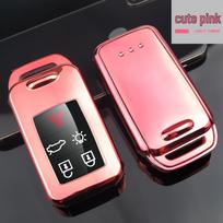 Volvo raktelio korpusas ir nuotolinio valdymo pultelio dangtelis V40, S80, XC60, S60L, V60 PE bag packaging, does not include key ring pink