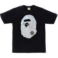 Bape Aurora Big Ape Head Tee 1G30-110-062 M gray