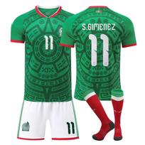Paaugliams Vaikams Suaugusiems Individualus Pavadinimas Futbolo Aprangos 2026 FIFA Pasaulio Taurė Meksika Namų #11 S.GIMENEZ Sporto Treniruočių Džersio Rinkinys su Kojinėmis 28