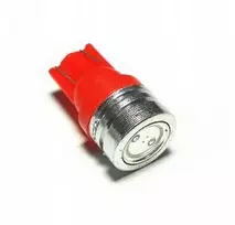 Led lemputė w5w t10 1w high power raudona