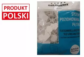 Goldmurit plytelių lyginimo sistema, spaustukai, dydis 1,5 mm, balti, 100 vnt.