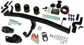 Steinhof kablio komplektas su moduliu ir adapteriu Opel Crossland+x 2017-2026, vilkimo kablys + apsaugos