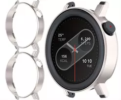 Giopuey dėklas, suderinamas su Cmf Watch Pro 2, [2 vnt.] kieto plastiko medžiaga, apsauga nuo susidūrimų, Cmf Watch Pro 2 dangtelis - smėlio spalvos