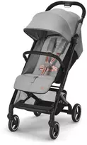 Cybex Gold Beezy vežimėlis su vieno patraukimo diržais, nuo gimimo iki maždaug 4 metų (maks. 22 kg), kompaktiškas ir ergonomiškas, Lava Pilkas