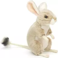 Uni-toys - dykumų šoklioji pelė, stovinti - 17 cm (aukštis) - pliušinė pelė, dykumų pelė - pliušinis žaislas, minkštas žaislas