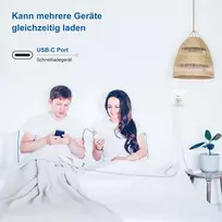 Pd24w iphone įkroviklis, 3 prievadų usb c greitasis įkroviklis, 24 w iphone įkroviklis, usb c maitinimo kištuko adapteris su lightning įkrovimo laidu, 2 m, suderinamas su iphone 14 pro max/13/12/11/airpods