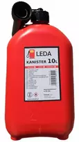 Dedra Kuro kanistras su graduacija, raudonas, 10l