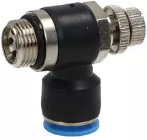 KING Pneumatinis srauto reguliavimo vožtuvas žarnai 12mm jungtis 3/8"